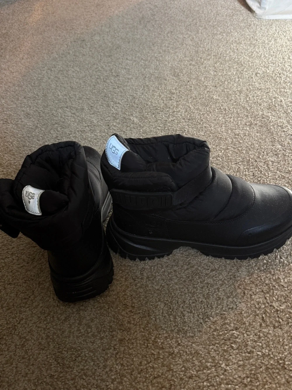 UGG Black Waterproof Winter Boots — Women’s Size 6.5